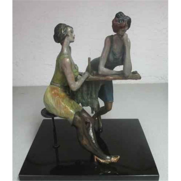 Tarkay "LADIES AT THE BAR" Sculpture