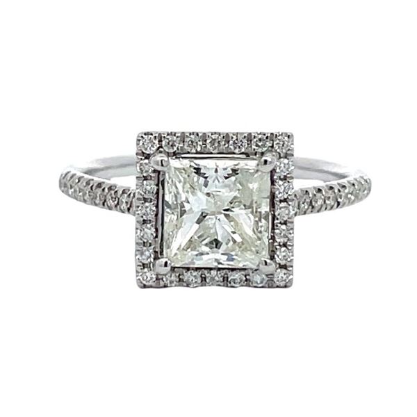 1.51 ctw Diamond Ring - 14K White Gold