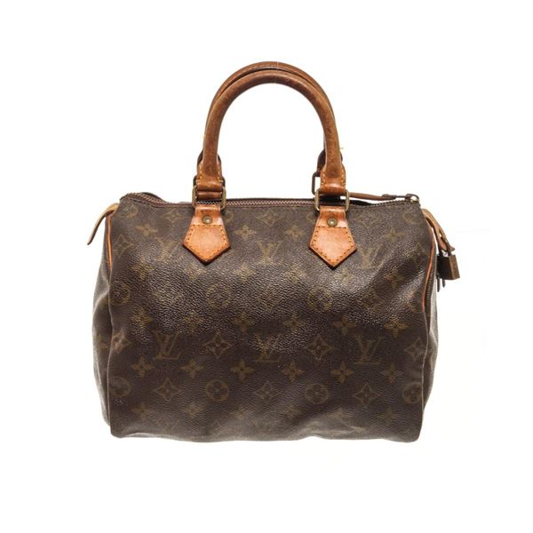 Louis Vuitton Brown Monogram Speedy 25 Handbag