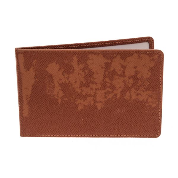 Louis Vuitton Brown Taiga Leather Bifold ID Wallet