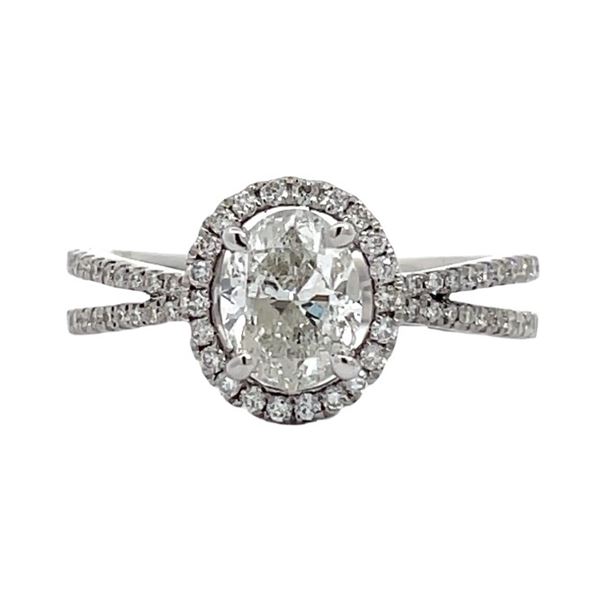 1.30 ctw Diamond Ring - 14K White Gold