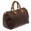 Image 2 : Louis Vuitton Brown Monogram Canvas Speedy 30 Satchel Bag