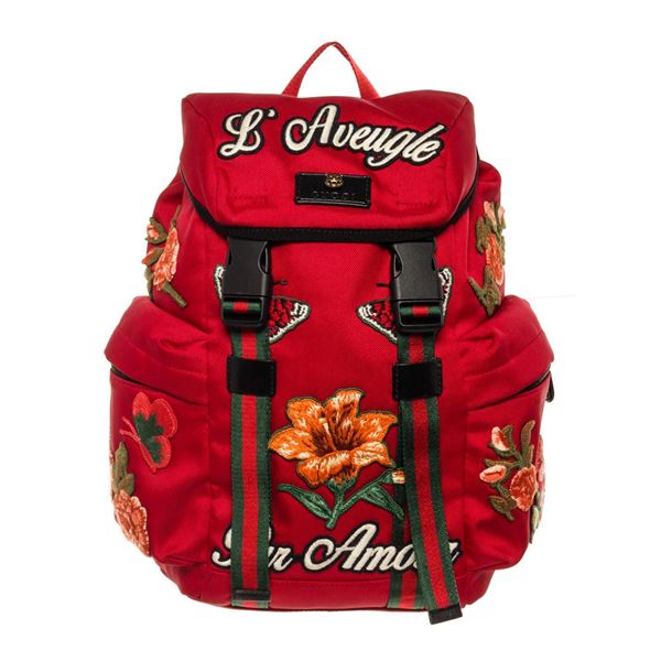 Gucci Floral Techpack Backpack