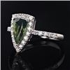 Image 3 : 1.44 ctw Alexandrite and 0.50 ctw Diamond Platinum Ring (GIA CERTIFIED)