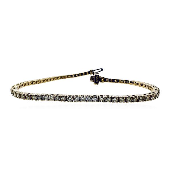 3.78 ctw Diamond Tennis Bracelet - 14KT White Gold