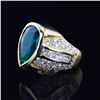 Image 2 : 5.52 ctw Emerald and 2.25 ctw Diamond 18K Yellow Gold Ring (GIA CERTIFIED)