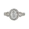 Image 1 : 1.43 ctw Diamond Ring - 14K White Gold