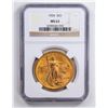 Image 1 : 1924 $20 Double Eagle Gold Coin NGC MS63