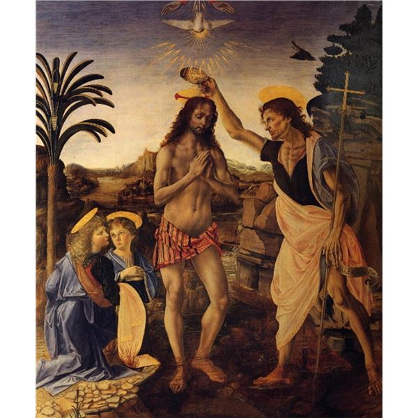 Andrea del Verrocchio - Baptism of Christ