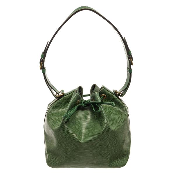 Louis Vuitton Green Epi Leather Noe PM Bucket Bag