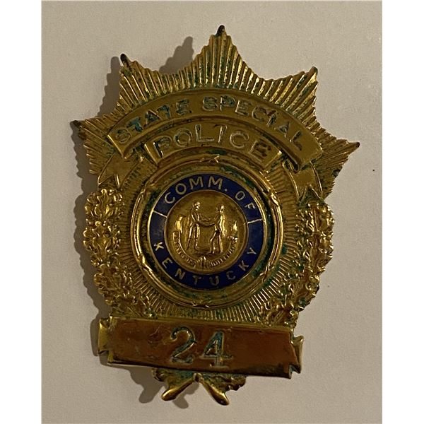 Vintage Obsolete New Jersey State Police Badge
