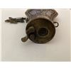 Image 3 : Civil War Union Arm gun powder horn flask and infantry uniform pin