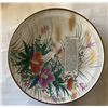 Antique Asian Chinese Famille Rose Painted Scholar Plate