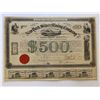 1867 New York Silver Mining Company 1st Mortgage
