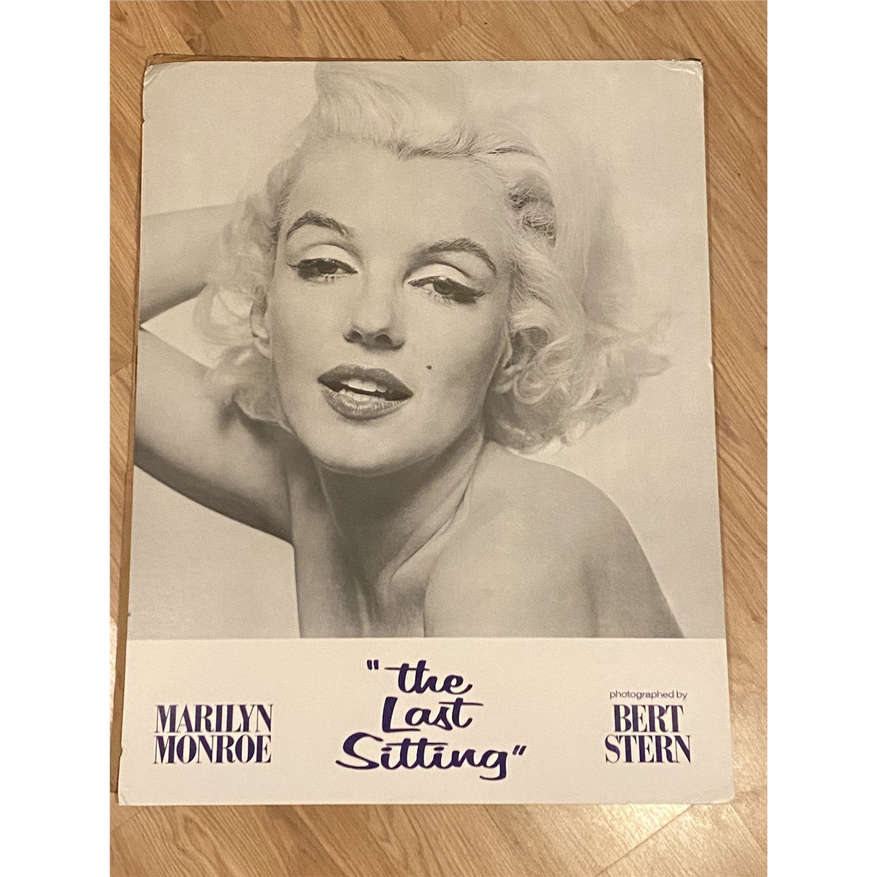 Original Marylin Monroe The Last Sittig Bert Stern Exhibit Poster original-marylin-monroe-the-last-sittig-bert-stern-exhibit-poster