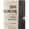 Image 2 : Duke Ellington hand signed autograph concert program