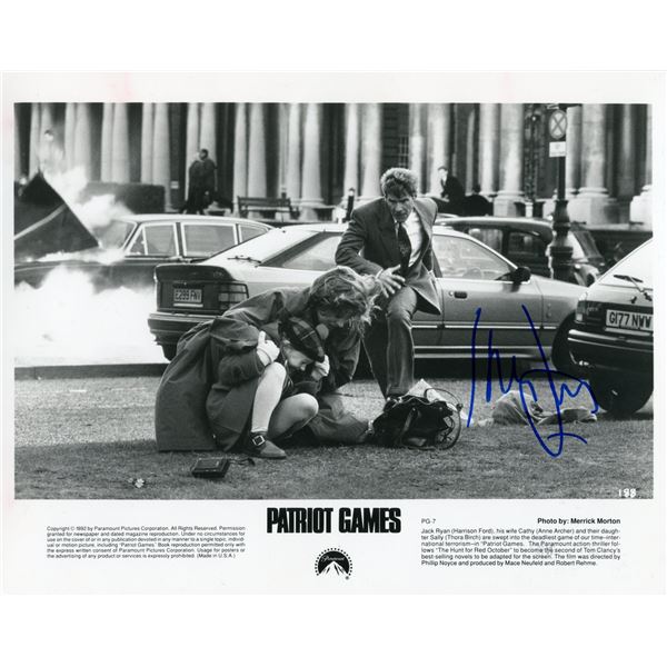 Harrison Ford Autographed Patriot Games Movie Photo