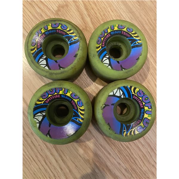 Vintage Spitfire Soft D's 95 Duro 55mm Skateboard Wheels