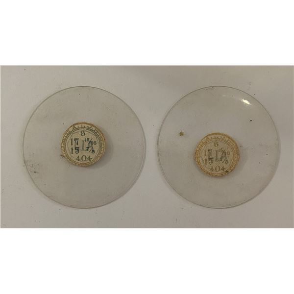 Antique watch pocket watch crystals (2)