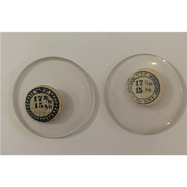 Antique watch pocket watch crystals (2)