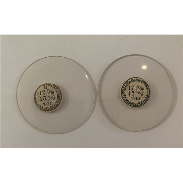 Antique watch pocket watch crystals (2)