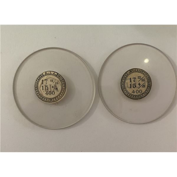 Antique watch pocket watch crystals (2)