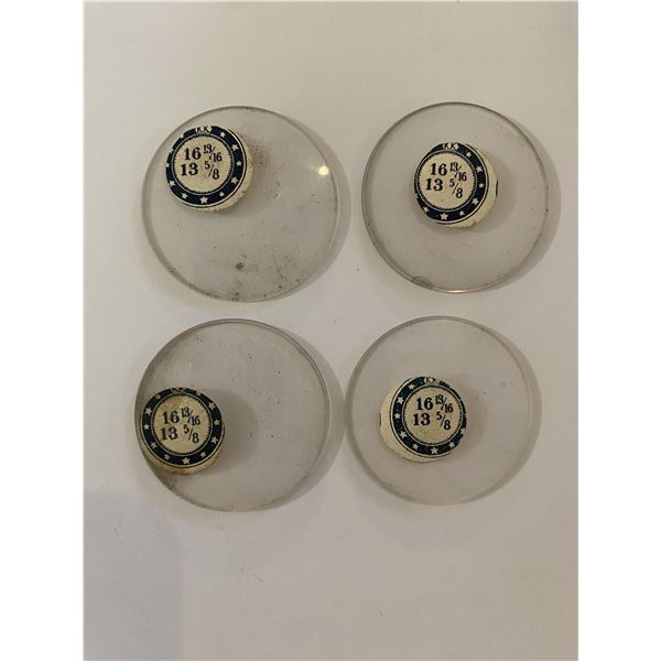 Antique watch pocket watch crystals (2)