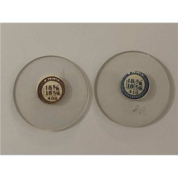 Antique watch pocket watch crystals (2)