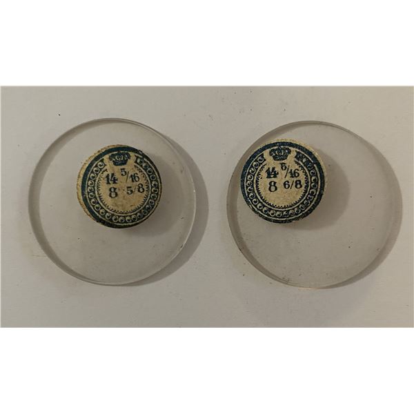 Antique watch pocket watch crystals (2)