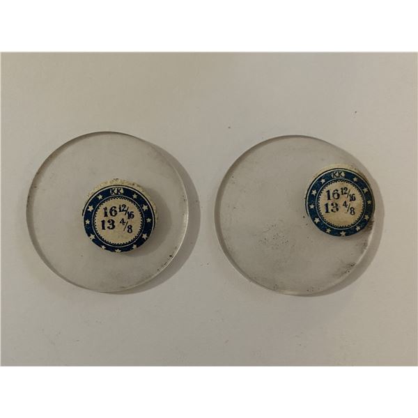 Antique watch pocket watch crystals (2)