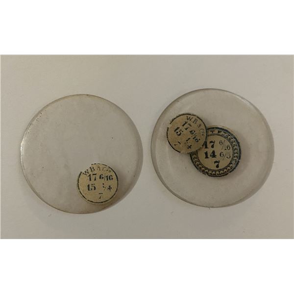 Antique watch pocket watch crystals (2)