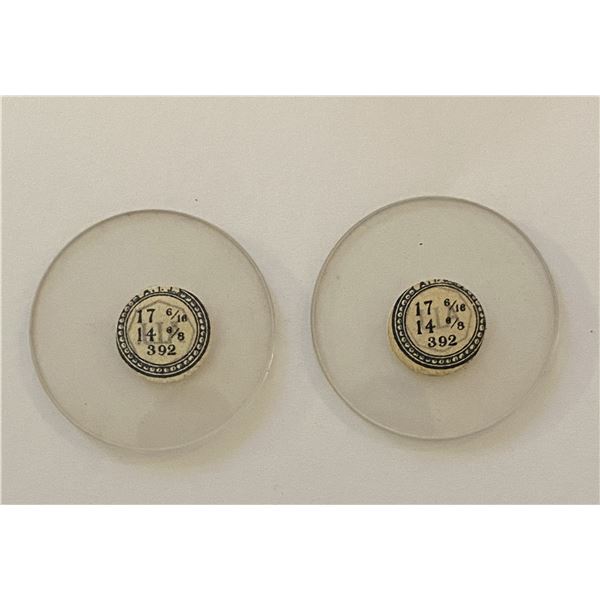 Antique watch pocket watch crystals (2)