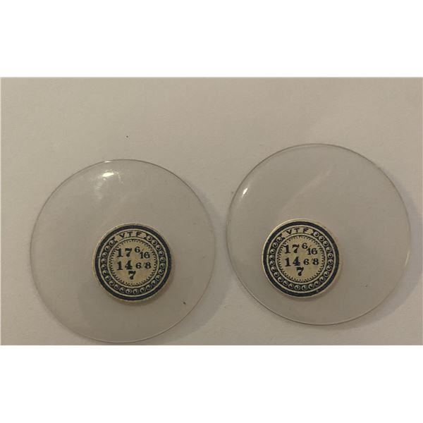 Antique watch pocket watch crystals (2)