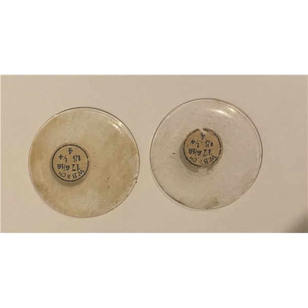 Antique watch pocket watch crystals (2)