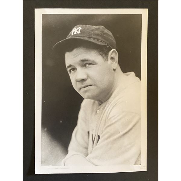 Babe Ruth photograph