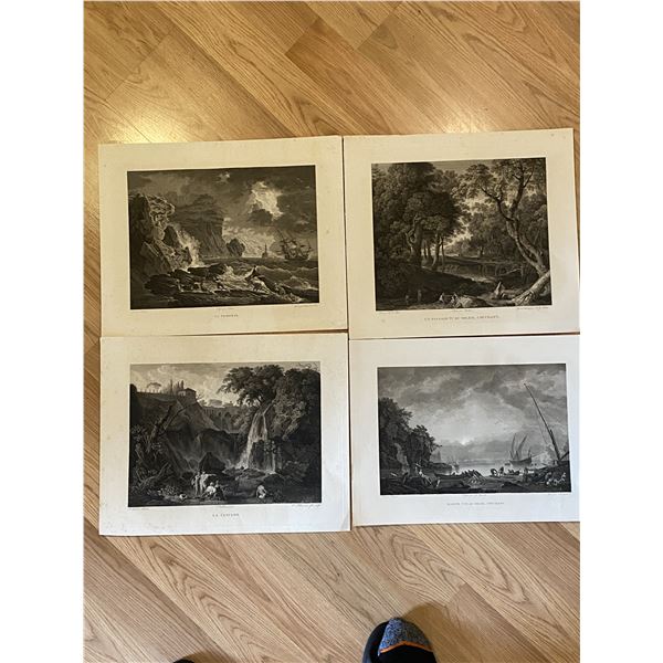 19th Century Etching Lot