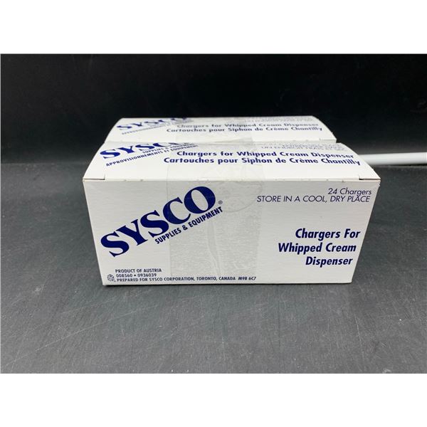 Sysco Chargers for Whipped Cream Dispenser (2 x 24)