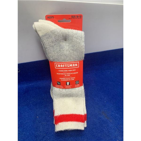 Craftsman Classic Wool Sock 3pk (size 10-13)