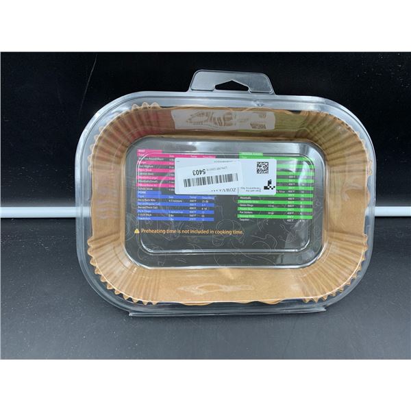 Package of Drawer Style Air Fryer Parchment Basket Liners