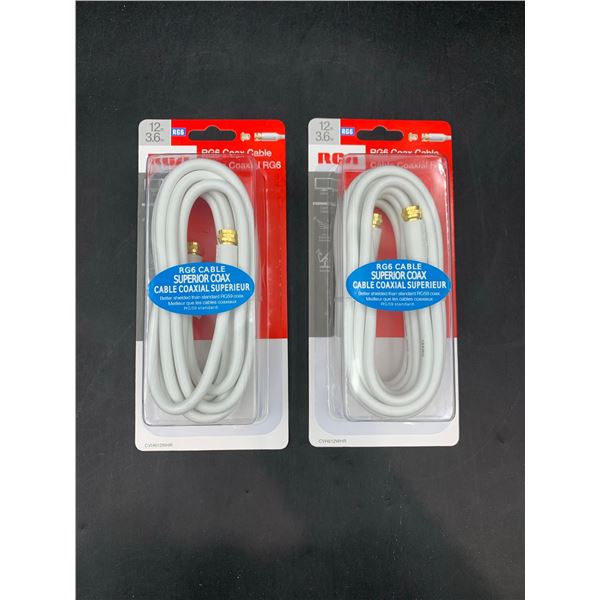 RCA RG6 Coax Cable (12ft)