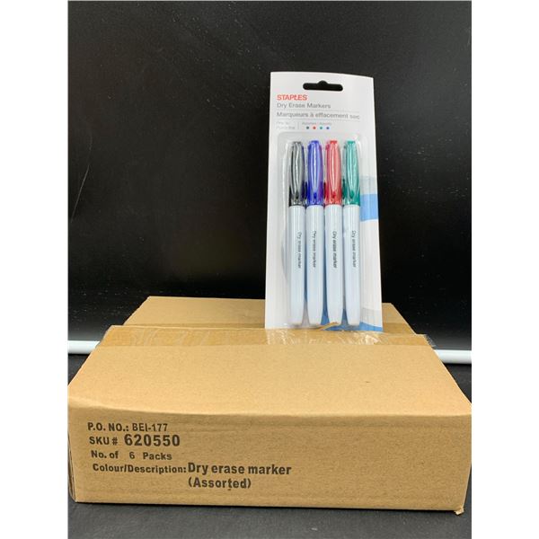 Staples Dry Erase Markers (6 x 4)