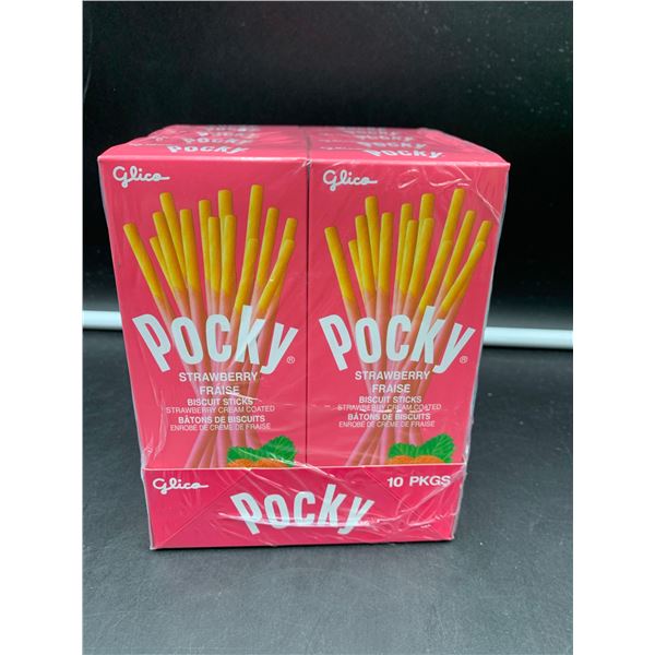 Pocky Strawberry Biscuit Sticks (10 x 33g)