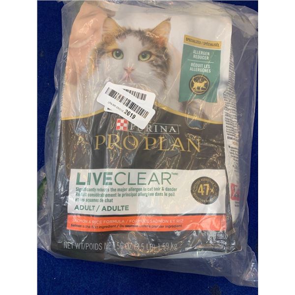 Purina Pro Plan Live Clear Adult Cat Food-Salmon & Rice (3.5lb)