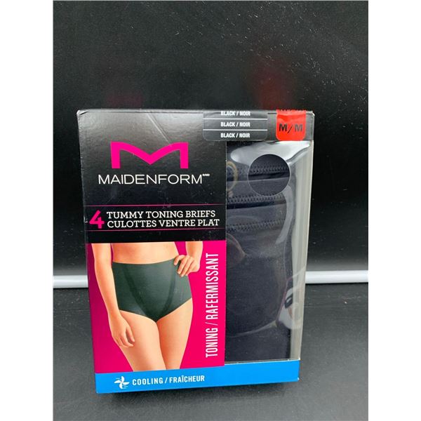 MaidenForm 4pk Tummy Toning Briefs (M)