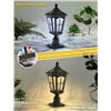 Image 5 : GYDZ Outdoor Solar Lamp Post Light With 3-Inch Pier Mount Base, Die Cast Aluminum With Glass- 20.5