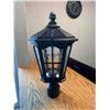 Image 6 : GYDZ Outdoor Solar Lamp Post Light With 3-Inch Pier Mount Base, Die Cast Aluminum With Glass- 20.5
