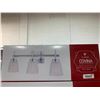 Image 1 : Covina Bathroom Vanity Light - 3 Lights - Glass - Chrome