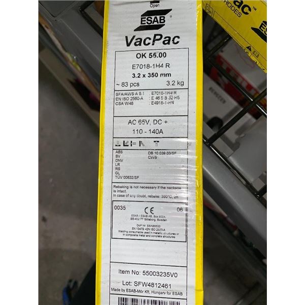 ESAB Vac Pac OK 55.00 3.2 x 350mm Welding Stick Electrodes 83 piece