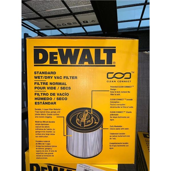 DeWalt Standard Wet/Dry Vac Filter