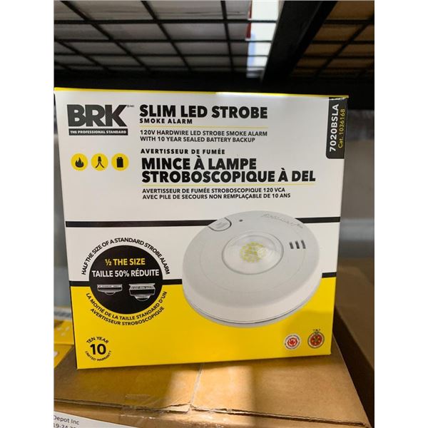 BRK Slim LED Strobe Smoke Alarm